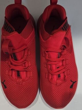 Puma Red Athletic Sneakers